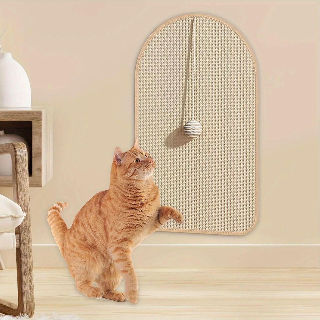 Sisal Kratzpad für Katzen - Selbstklebend, langlebig