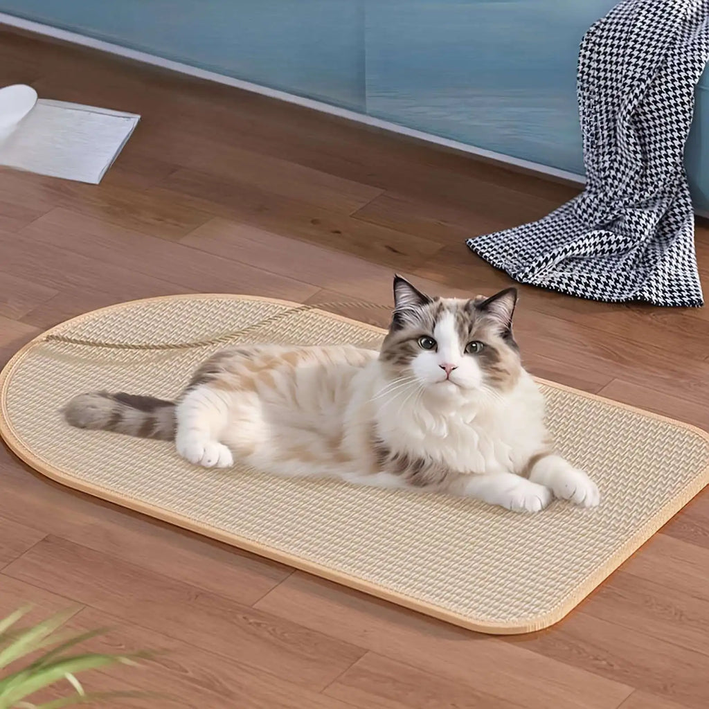 Sisal Kratzpad für Katzen - Selbstklebend, langlebig