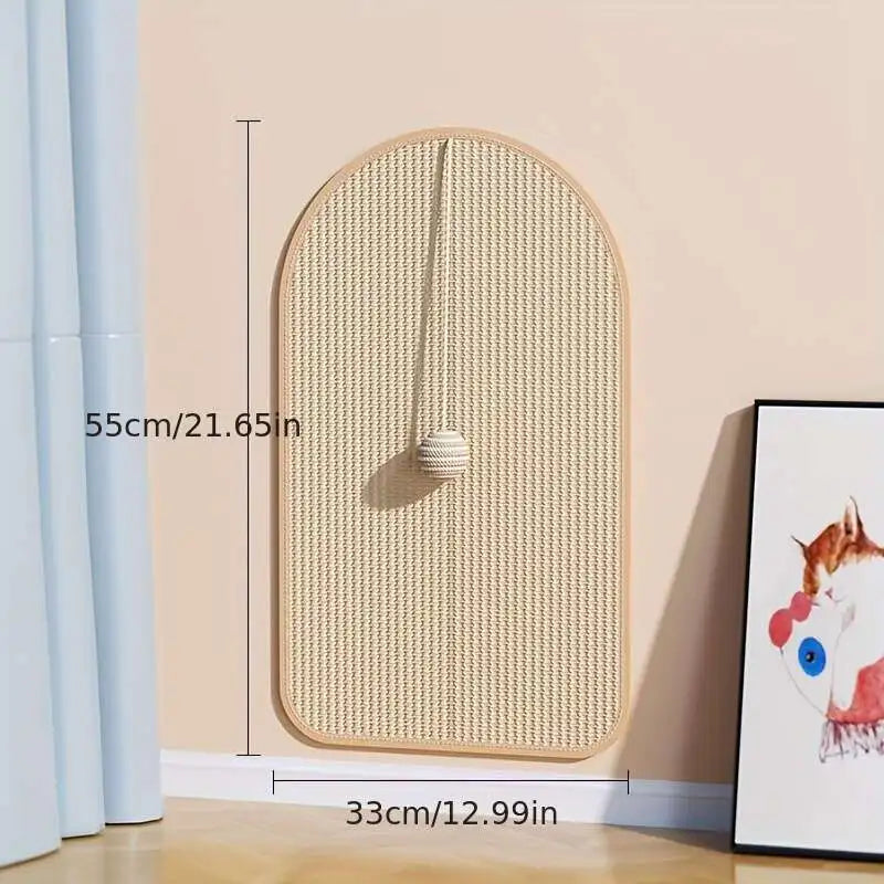 Sisal Kratzpad für Katzen - Selbstklebend, langlebig