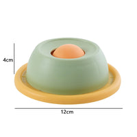 Katzen Leck-Matte mit Drehball – Slow Feeder für Katzen