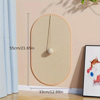 Sisal Kratzpad für Katzen - Selbstklebend, langlebig