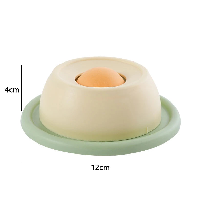 Katzen Leck-Matte mit Drehball – Slow Feeder für Katzen