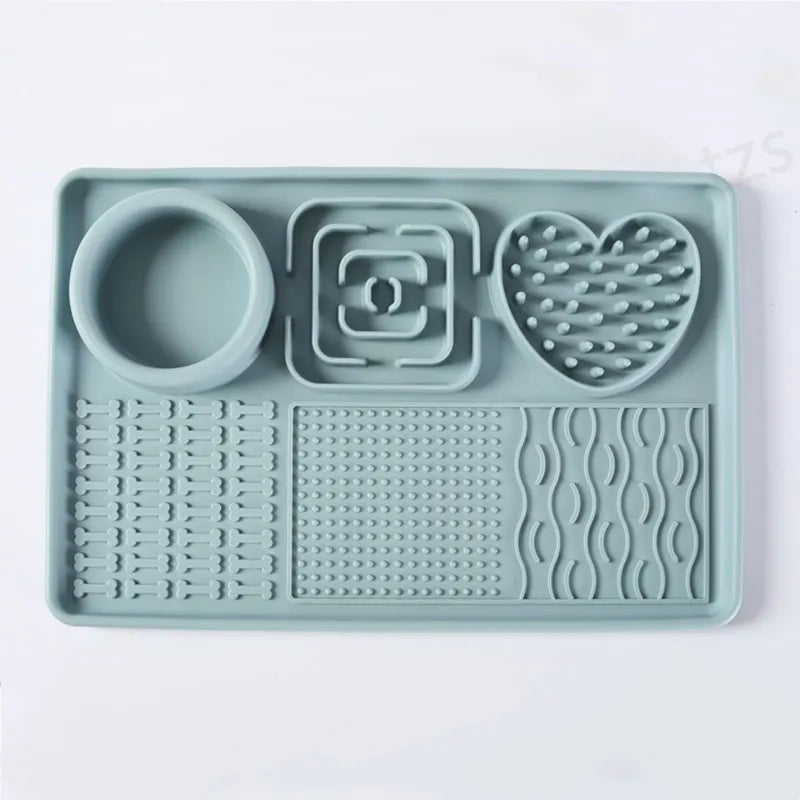 Silikon Leckmatte für Hunde & Katzen – Slow Feeder